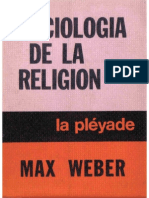 Sociología de La Religión - Max Weber