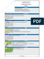 Calendario Letivo Graduacao 2014 1