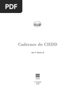 Cadernos Do Chdd Ano v Numero 8 1o Semestre de 2006