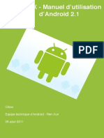 Android Manuel Utilisation