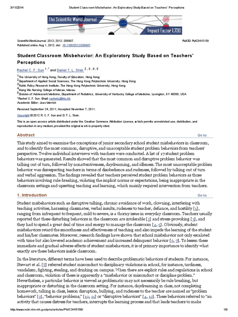 Reason for misbehavior among teenager essay picture