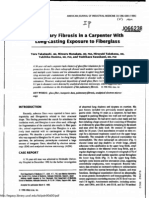 Pulmonary Fibrosis in A Carpenter With Long-Lasting Exposure To Fiberglass