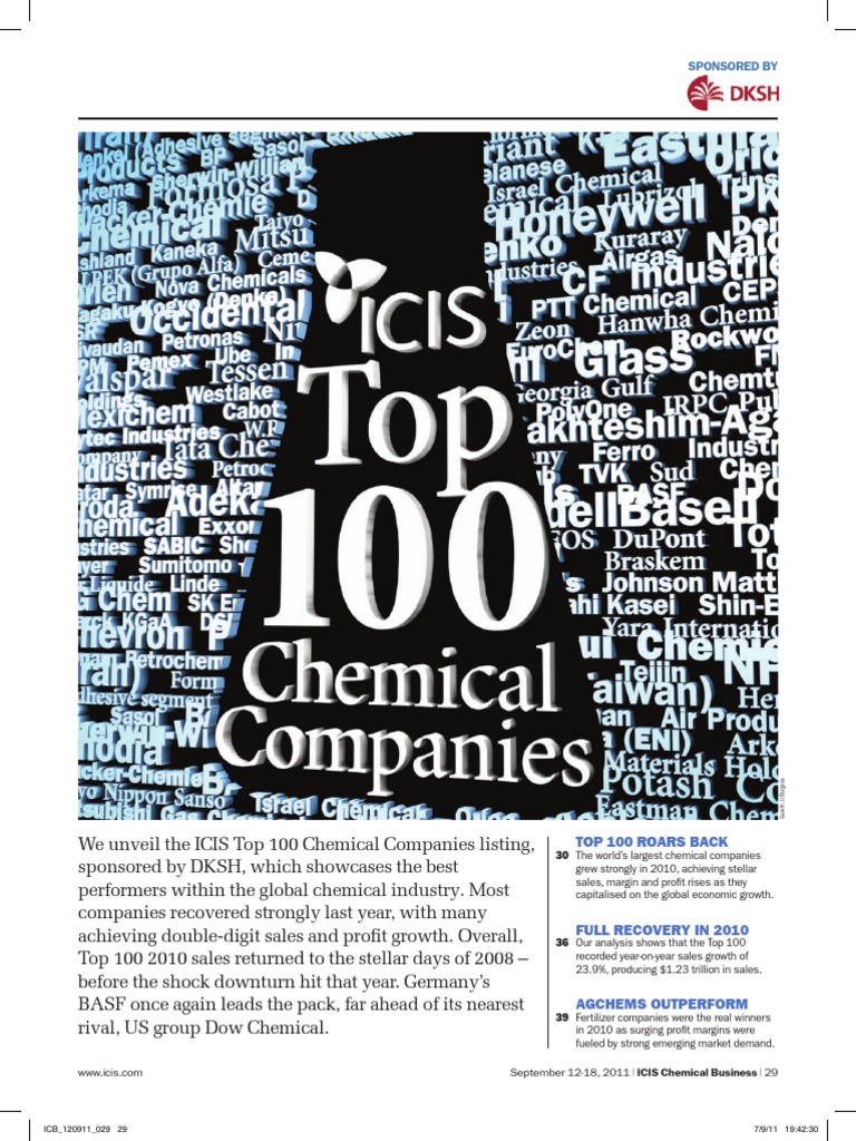 Top 100 Chemical Companies Chemical Industry Price Of Oil Free 30