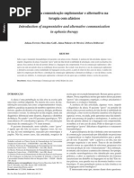 Comunicação Suplementar e Alternativa Na Terapia Afásicos