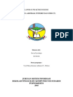 Laporan Praktikum Resmi Bab IV - Tipe Data Abstrak (Typedef Dan Struct)