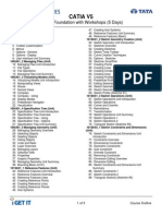 Catia Syllabus v5r16 Basics Ilt Tata Technologies