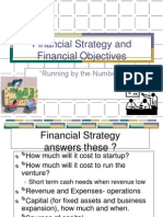 Financial Strategy and Financial Objectives: "Running by The Numbers"