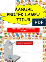 Manual Projek Lampu Tidur