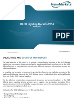 Chapter from NanoMarkets report OLED Lighting Markets 2014