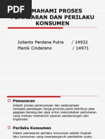 Download Memahami Proses Pemasaran Dan Perilaku Konsumen by manik cinderano SN22467238 doc pdf