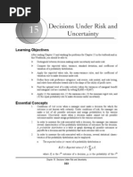 Decisions Under Risk and Uncertainty