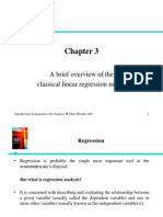 A Brief Overview of The Classical Linear Regression Model