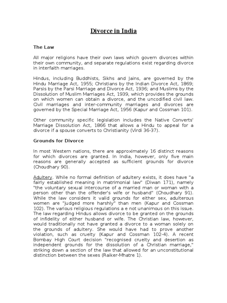 Automatic divorce in india image