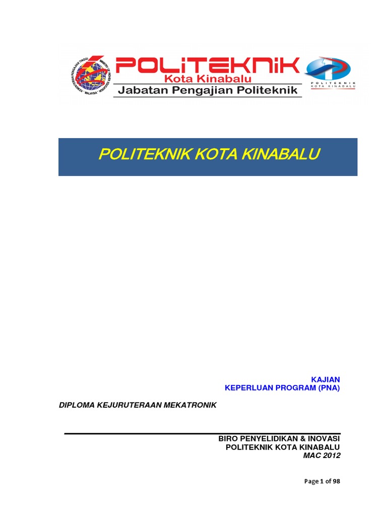 Program Need Analysis Report For Dem Program Pdf