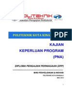 Program Need Analysis Report For DPP Program