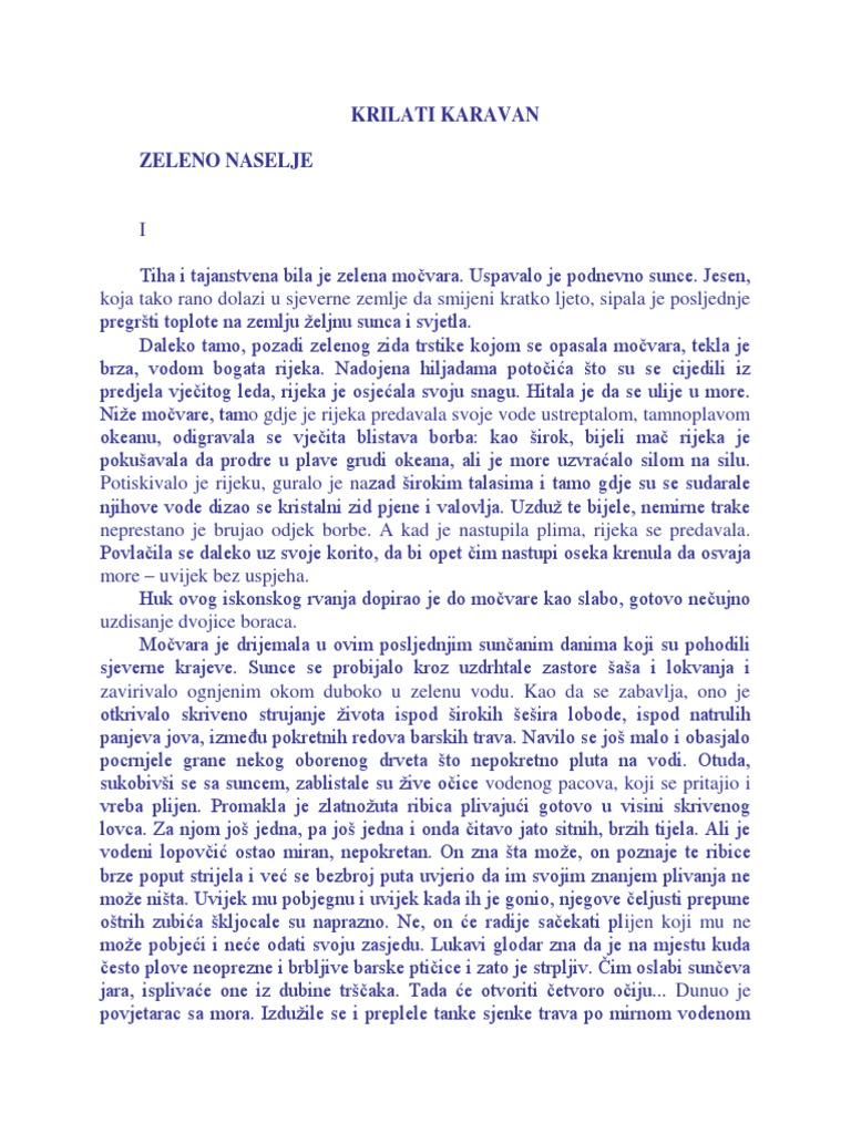 Krilati Karavan | PDF