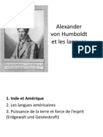 Jürgen Trabant - Alexander von Humboldt et les langues 
