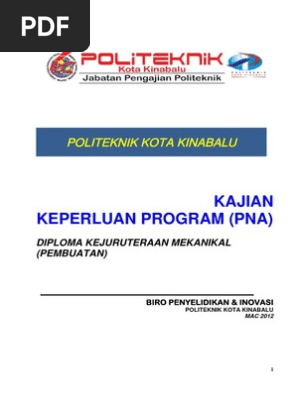 Program Need Analysis Report For Dtp Program Pdf