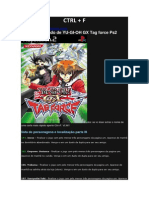 Dicas e Detonado de Yu-Gi-Oh! GX Tag Force PS2