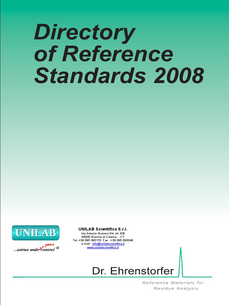 Catalogo Ehrenstorfer 2008 Pdf Robot Robotics