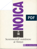 Constantin Noica-Sentimentul Romanesc Al Fiintei-Humanitas (1996)