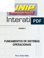 Slides Fundamentos de Sistemas Operacionais Unidade II