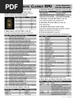 DCC RPG Reference Sheets | PDF
