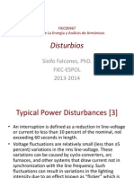 Disturbios: Síxifo Falcones, Phd. Fiec-Espol 2013-2014
