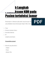 Langkah Langkah Pemeriksaan KOH Pada Pasien Terinfeksi Jamur