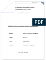 Analisis de Costos de Canales