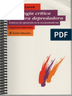 Pedagogía Crítica y Cultura Depredadora - Peter McLaren