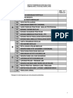 Senarai Kandungan Portoflio Praktikum