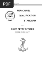 Personnel Qualification Standard: Chief Petty Officer