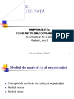 Marketing Cercetări de Piaţă: Universitatea Constantin Brâncoveanu Piteşti