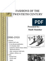 Twentieth Century's Fashions