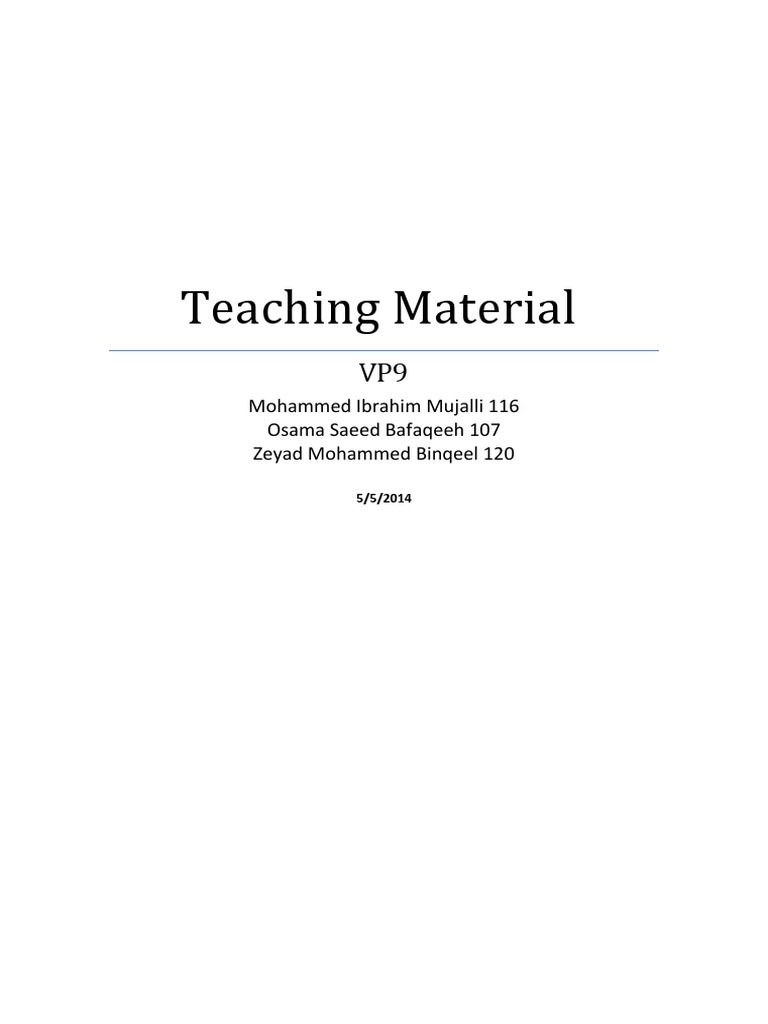 Teaching Material PDF Modulation