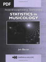 Statistics - in - Musicology, by Jan Beran