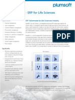 2013 PlumERP For LifeSciences Brief