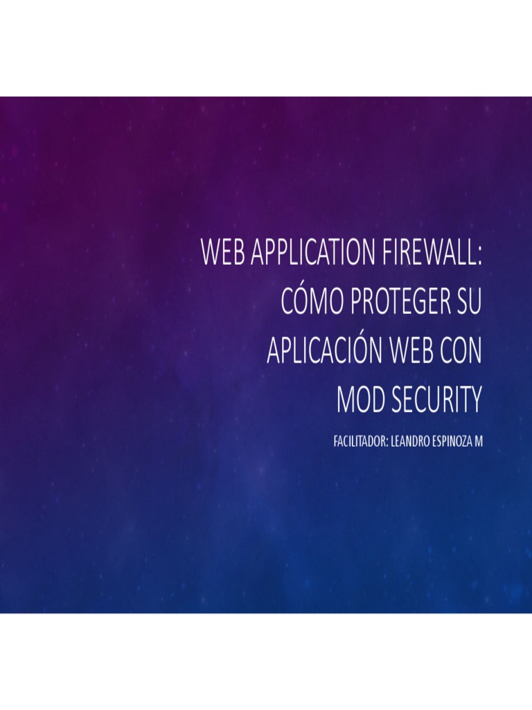 TEMA 2 - Web Application Firewall | PDF | Informática