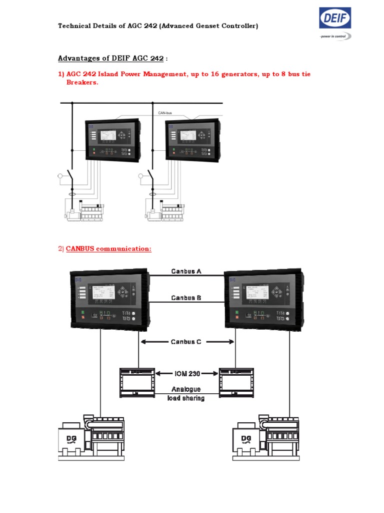 AGC 242 Technical Data | PDF | Input/Output | Computer Engineering