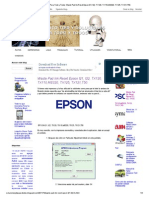 Consejos Soluciones y Tips para Todo y Todos - Waste Pad Ink Reset Epson t21, t22, TX120, TX110, ME320, TX125, TX121, T50