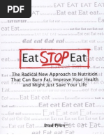 Download Preview of Eat Stop Eat - A special method of using flexible intermittent fasting for weigt loss by Brad Pilon SN2247582 doc pdf