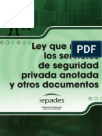 Decreto 52-2010 Ley Que Regula Los Servicios de Seguridad Pr