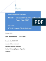 ITS - Modul 1 Ms Word Dan Power Point