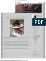 Cocino y Disfruto - CUMPLEBLOG! TARTA MOUSSE DE CHOCOLATE Y AVELLANA CON SORP PDF