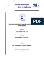 Sintaxis de Un Sistema de Producción