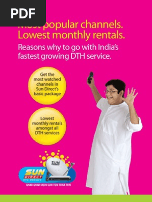 e broucher for sun direct satellite television television network e broucher for sun direct satellite