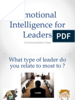 Emotional Intelligence For Leaders: Communication Class