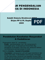 Program Pengendalian Malaria Dr. Marti