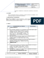 H01.02.03.01.03 - PR - 05 Instalacion de Mantas Termocontraibles (v01)